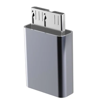 Micro B USB3.0 Adaptador para USB Tipo C-C Feminino Telemóvel HDD Conector do Adaptador