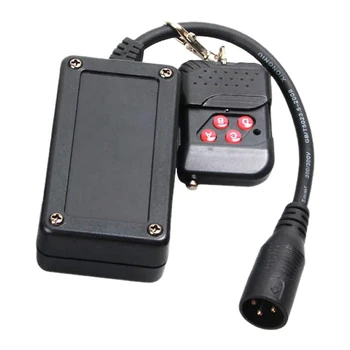 Portable 3 Pinos XLR sem Fio Receptor de Controle Remoto para Fumar Máquina de fumaça, DJ de Fase do Controlador de Receptores de Nebulização 400W 900