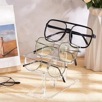 Durável Acrílico Suporte de Óculos de Multi-camadas Pesadas de Acrílico Óculos de Stands de exposição de Não-deslizamento de Trabalho Suportes para Óculos de sol