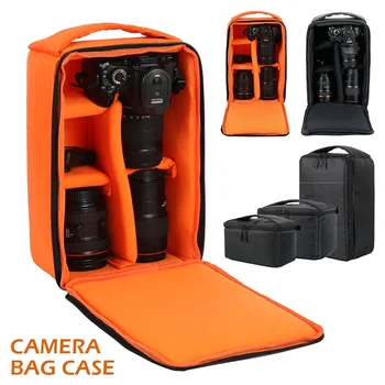 Câmera DSLR Saco com divisórias Multi-funcional Exterior Impermeável de Vídeo Digital Levar Foto Caso Saco da Câmera Nikon DSLR
