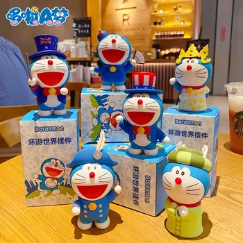 Doraemon Todo O Mundo, A Série De Enfeites De Bonecos De Desenhos Animados Bom Cara Brinquedos Carro, Casa, Decoração Enfeites De Presentes