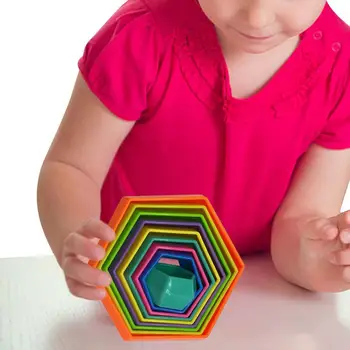 3D Magic Star Espiral Brinquedo Divertido Estrelas Blocos 3D Sensorial Brinquedo Variedade de Magia Estrela de Educação infantil Sensorial Brinquedos