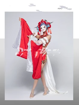 Barra de gogo traje feminino nacional da maré projeto original ópera desfile de traje