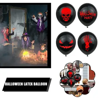 12/1PCS Halloween Ghost Balões, Brinquedos Aranha Bruxa de Halloween Horror Morcego Festival Esqueleto Parte da Decoração do Partido Abóbora Su R4T8