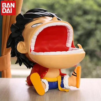 Anime One Piece Luffy Cartoon Figuras de Ação, Modelo de Brinquedos de Pvc de Alta qualidade da Versão De Entrada Sala de Armazenamento de Decoração Presente