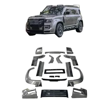Lumma Estilo de Vidro, Fibra de Carbono Wide Body Kit Para Land Rover Defender 110 90 Peças de Carro do Corpo kit Amortecedor