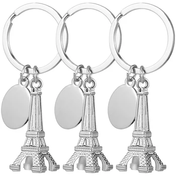 Metal De Pequena Massa Keychainss Torre Eiffel Metal Chaveiros De Decoração, Chaveiros Mulheres Em Massa Chaveiros Senhoras Carteira