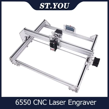 6550 CNC Laser de um Gravador de 2 Eixos da Máquina de Gravura de Área de Trabalho 65*50cm TTL PMW Controle de 20w CNC DIY Gravura de Corte Máquina da Marcação