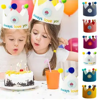 Feliz Aniversário Coroas Universal Crianças Cabeça Coroas Festa De Aniversário De Suprimentos Da Moda Adereços Foto Filhos Acessórios De Festa