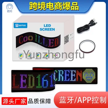 Flexível LED Ecrã Suave APLICATIVO Bluetooth Carro LED Publicidade Tela de Explosivos