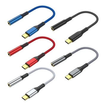 USB C ao 3.5 mm JackAux Dongle cabo Cabo de Fone de ouvido Jack Ampla Compatibilidade