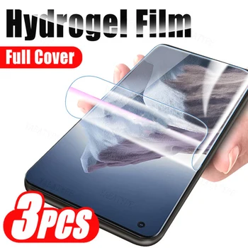 3Pcs Hidrogel Filme Para Xiaomi Mi 10 10T A3 A2 Lite Película Protetora Para Mi 9 8 SE 9T Lite A1 6 6X 5X Max 2 3 Protetor de Tela