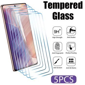 5PCS Vidro de Proteção para Samsung Galaxy A52S A53 A32 A33 A22 5G Protetor de Tela para Samsung A54 A51 A52 A50 A71 A72 de Vidro