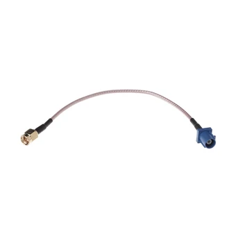 Fakra C Adaptador de cha para a SMA Macho com cabo Flexível de Pinos Macho para SMA conector para Antena GPS