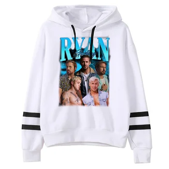 Ryan Gosling hoodies mulheres streetwear y2k estética anime puxa mulheres anime Pulôver