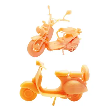 1/64 em Miniatura de Moto Modelo de Diorama Motocicleta Brinquedos para as Micro e Paisagens