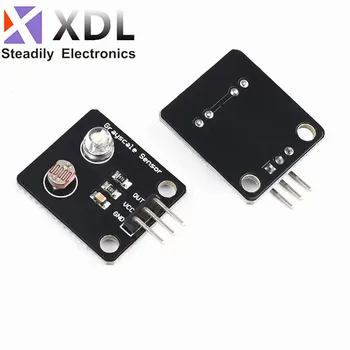 10Pcs Fotossensível resistor Sensor de Luz Analógico tons de Cinza Eletrônico do Sensor a Bordo de Linha de localizador de módulo de acompanhamento Para o Arduino e DIY