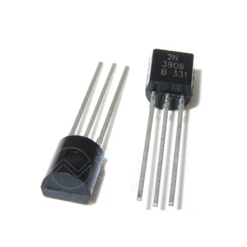 50PCS Transistor 2N3904 2N3906 PARA-92 0,2 A 40V NPN PNP 3904 3906