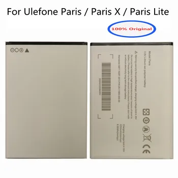 Original 2250mAh Bateria Para Ulefone Paris & Ulefone Paris X & Ulefone Paris Lite Telefone Inteligente Baterias de Substituição Bateria