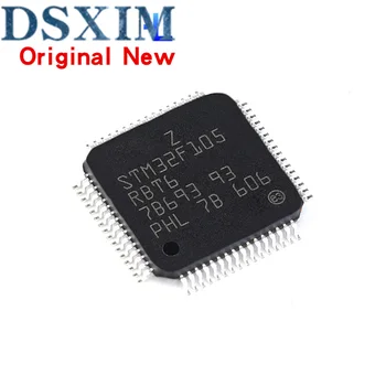 1PCS Novo OriginalSTM32F105RBT6 LQFP-64 STM32 F105RBT6 STM32F105 LQFP64 Cortex-M3 32 Bits do Microcontrolador Chip MCU CI Controlador de