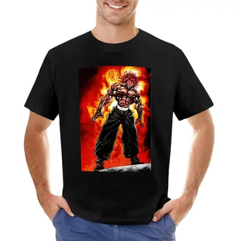 Baki Hanma T-Shirt personalizada t-shirts de secagem rápida shirt mens t-shirt