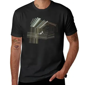 Novo Interestelar T-Shirt pesado t-shirts de secagem rápida, t-shirt mens simples t-shirts