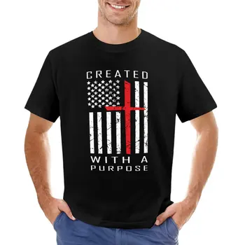 criado com um propósito T-Shirt kawaii roupas personalizadas t-shirts projetar seu próprio black t-shirt mens gráfico t-shirts