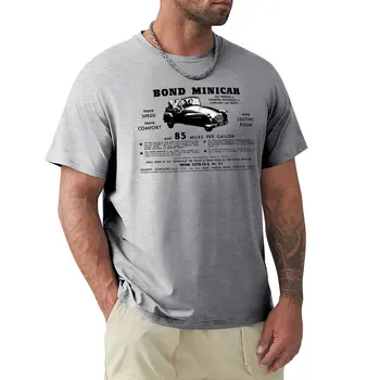 BOND MINICARRO T-Shirt Estética roupas de manga Curta verão tops personalizadas camiseta masculina manga longa t-shirts