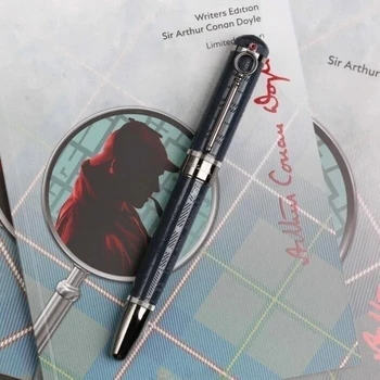 Luxo Escritor Edição Limitada MB Bola de Rolo da Caneta Com o Número de Série Exclusivo Lupa Design Redondo Arthur Conan Doyle Canetas