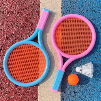 2 Raquete de Badminton Enviar Badminton Ténis de Esportes ao ar livre e de Lazer, Dois Pai e Filho Brinquedos Interativos