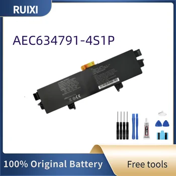RUIXI Bateria Original Mini Bateria do Portátil Para GPD GANHAR MAX2 AEC634791-4S1P GANHAR MAX 2 15.4 V 4360mAh 67.114 Wh+Free Tools