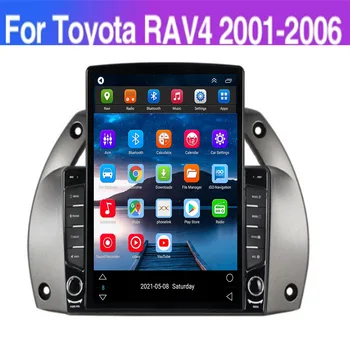 Para Toyota RAV4 3 XA30 2005 - 2013 Tesla estilo de tela auto-Rádio Multimédia Player de Vídeo de Navegação GPS Android Não 2din 2 din