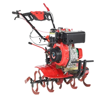 AA Duas Rodas Pequeno Lavrador Multi-Função de Motor Diesel de Mão de Cultivo Máquina de Artefato