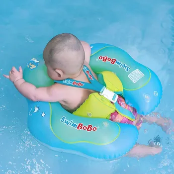 Bebê de Natação do Flutuador Inflável de Mergulho com um Anel de Segurança, Suporte Inferior para Crianças Piscina de Acessórios de Natação de Verão Brinquedos