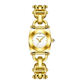 Ouro Cortadores De Assistir A Mulher De Quartzo Relógio De Pulso De Luxo Pulseira Relógios Senhoras Relógio Menina Mulher Da Moda Vestido De Ouro Novo Reloj