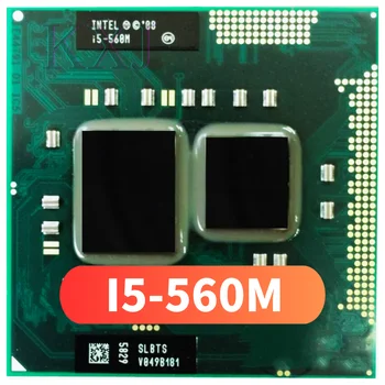Processador Intel Core i5-560M i5 560M SLBTS 2.6 GHz Dual-Core, Quad-Thread da CPU Processador 3W 35W Soquete G1 / rPGA988A