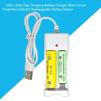 USB 1/2 Carregador de Pilhas AAA /AA Bateria Recarregável Carregamento Rápido e de Alta Qualidade Universal de Carregamento da Bateria de Ferramentas