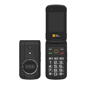 AGM M8 Flip do Telefone Móvel Telefone SOS Rápida, Chamada em inglês de Teclado Para idosos sem Câmara