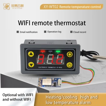 Wi-FI Remoto, Termostato de Alta Precisão Digital Controlador de Temperatura do Módulo Legal Calor APP Temperatura Coleção de Alto Alarme Baixo