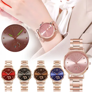Mulheres Para Relógios Relógio De Ouro De Aço Inoxidável Senhoras Criativo Pulseira De Quartzo Feminino Relógios De Presente De Relógio Feminino Reloj Mujer