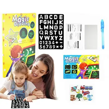 Magic Board Magic Tablet de Desenho Para crianças, Crianças do Doodle do Conselho Permite que a Pintura Cultiva a Arte de Presente de Crescimento Pai-Filho