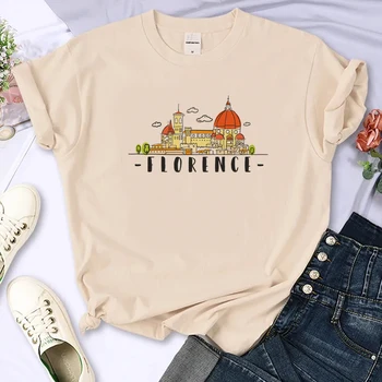 Italiano t-shirt das mulheres de verão Tee fêmea y2k designer de roupas anime