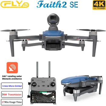 C-FLY Faith2 SE Drone 4K Profesional 3-Eixo Cardan FPV 5G Wifi GPS RC Quadcopter Com Câmera de 540° de desvio de Obstáculos de Helicóptero