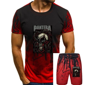 Pantera v34 T-shirt de heavy metal black de todos os tamanhos S, 5XL