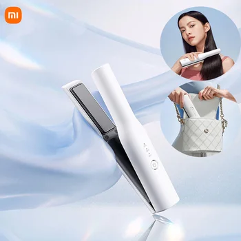 Xiaomi Mijia Sem Fio Reto Grampo De Cabelo Profissional Alisador De Leve, Rápido Aquecimento Inteligente Com Temporizador De Ferro De Ondulação