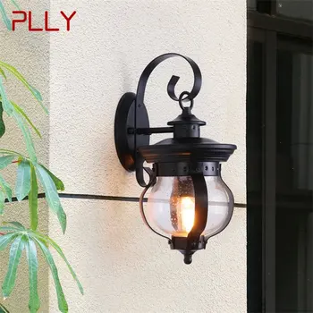 ·PLLY Exterior Retro iluminação de Parede Clássica Arandelas Lâmpada Impermeável do DIODO emissor de luz IP65 Para a Home do Alpendre da Villa