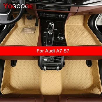 YOGOOGE tapete para carros Personalizados Para Audi S7 A7 Auto Acessórios do Pé Tapete