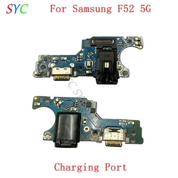 Original de Porta de Carregamento USB Conector da Placa Para Samsung F52 5G E5260 Conector de Carregamento de Peças de Reparo
