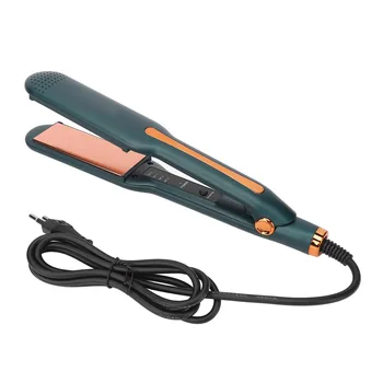 Curler do cabelo 2 em 1 Elétrico do Ferro de frisar 24W Alisador Vacilar Aquecimento Rápido da UE Plug 220‑240V Alisador de Cabelo Modelador de Ferro