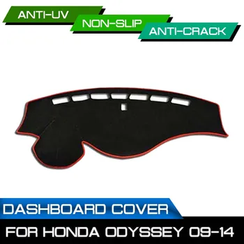 Painel do carro Tapete Anti-suja antiderrapante Traço Tampa Tapete de Proteção UV Sombra Adesivo para Honda Odyssey 2009 2010 2011 2012-2014